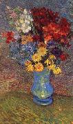 Vincent Van Gogh Stilleben einer Vase mit Margeriten und Anemonen oil on canvas